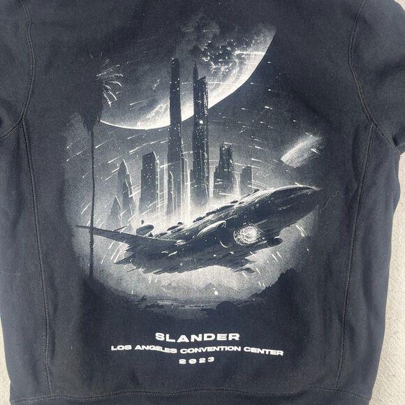 Slander Hoodie Men Small Graphic Limited Los Angeles Convention Center 2023 - Picture 6 of 11